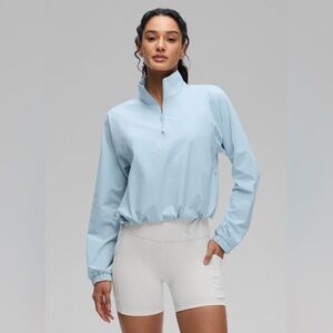 Half Zip Lightweight Pocket Long Sleeve